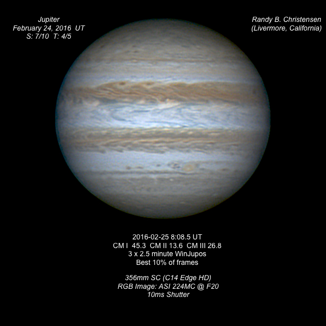 Jupiter, Oval BA in good seeing with C14 - Major & Minor Planetary ...