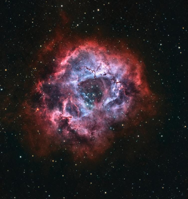 Rosette Nebula - new Oiii with old Ha... C/C - Beginning Deep Sky ...