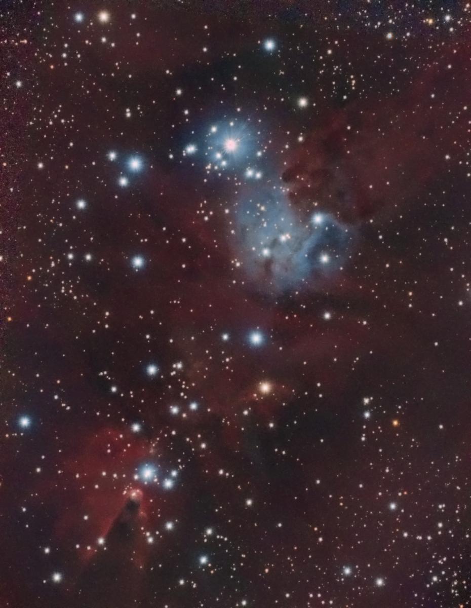 Ngc 2264 The Cone Nebula Christmas Tree Cluster - Experienced Deep Sky ...