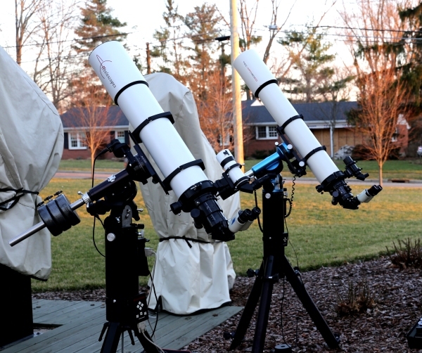 Big APOs CFF and APM LZOS at 165mm and 152mm Refractors