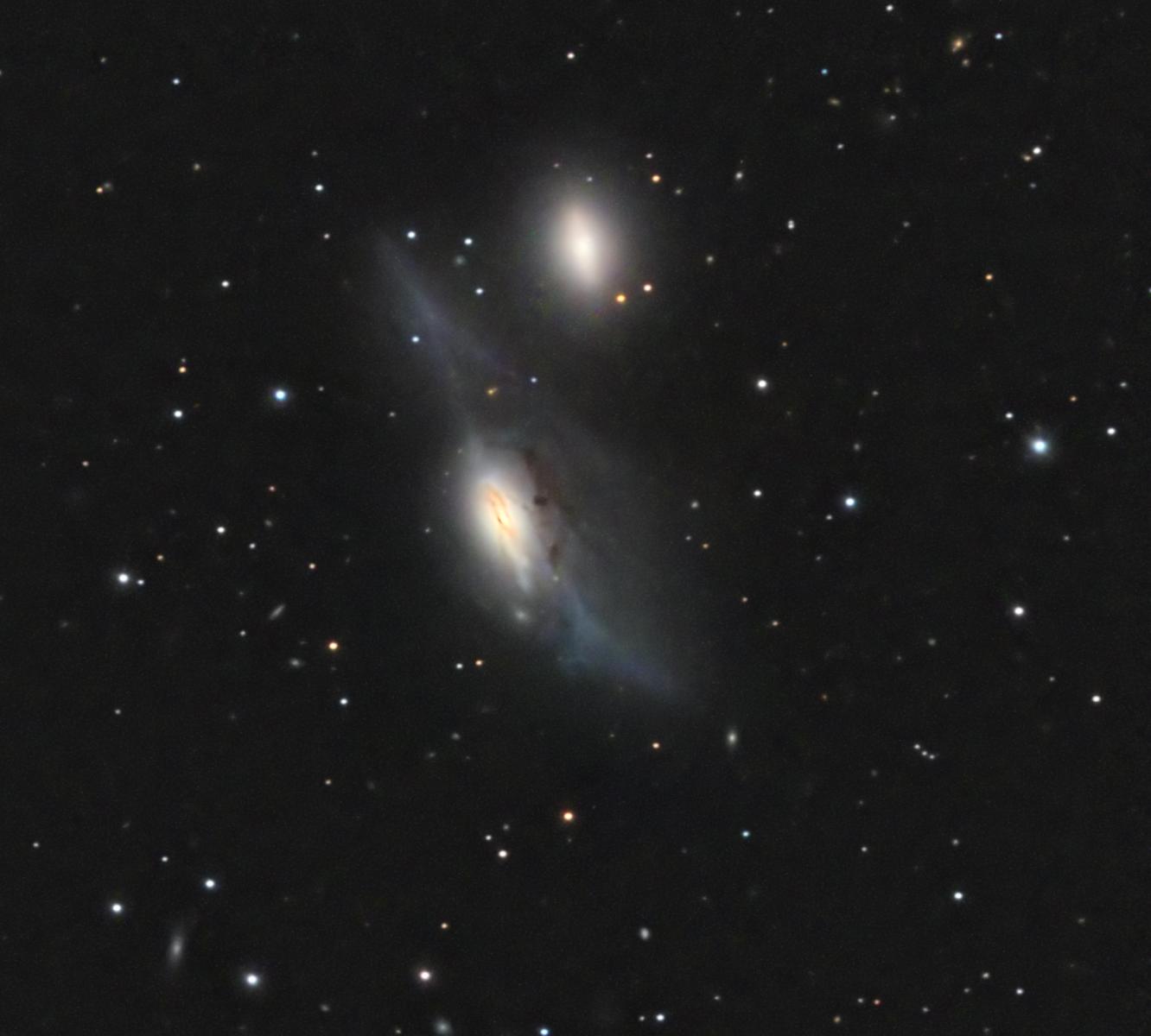 NGC 4435 and 4438 - The Eyes - Experienced Deep Sky Imaging - Cloudy Nights