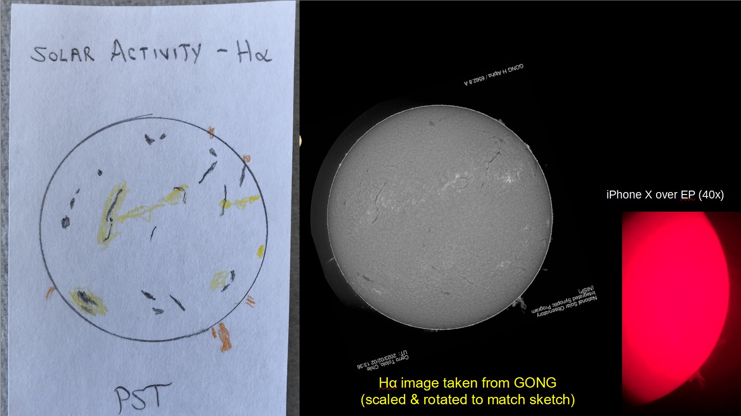 Ha Solar Observing/sketching - 2/2/2023 - Solar Observing And Imaging ...