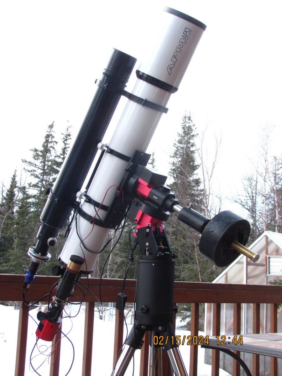 APM 152 mm APO on Ioptron GEM 45 mount Refractors Cloudy Nights