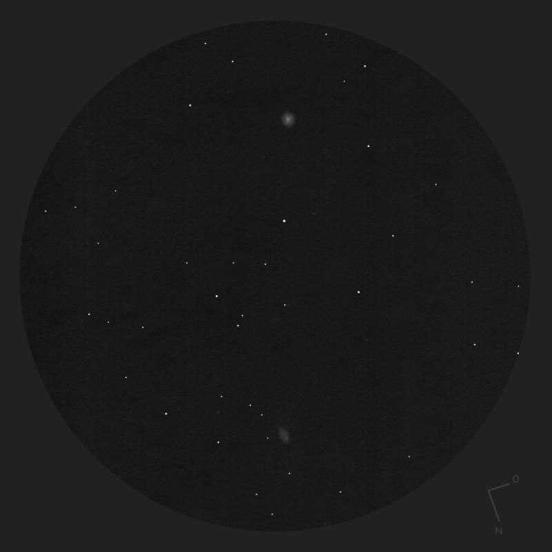 Comet C/2022 E2 (Atlas) near by NGC 2558 - Sketching - Cloudy Nights