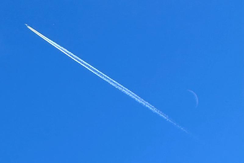 Moon and Venus with jet.small.jpg