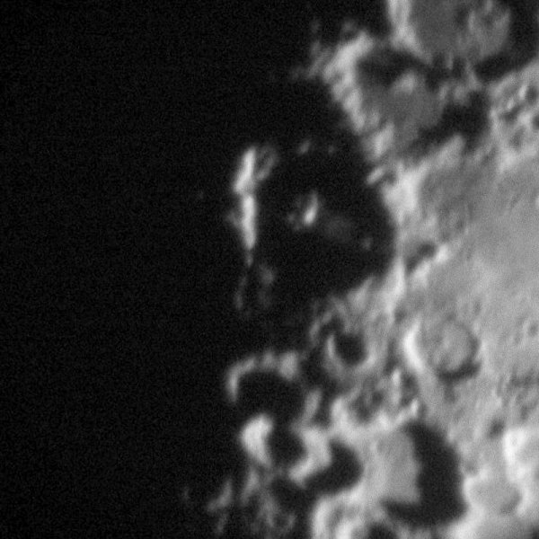 Walter Crater Ray about 5:30AM March 11 2007 - Lunar Observing and ...