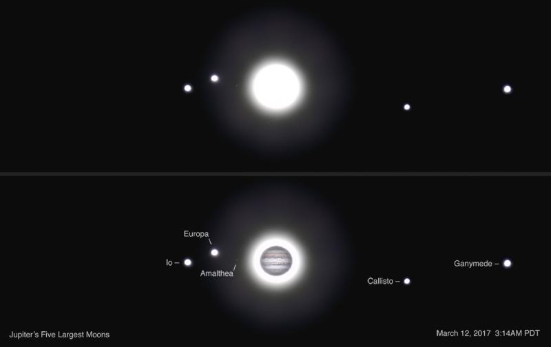 Amalthea, the Fifth Moon of Jupiter - Major & Minor Planetary Imaging ...