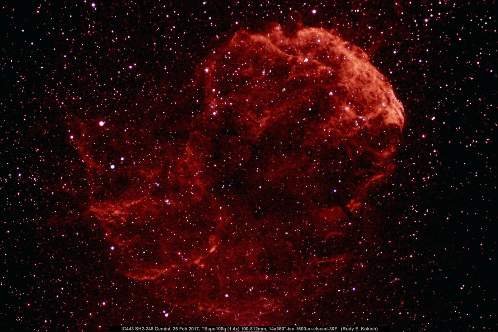 IC443 SH2-248 Gemini, Jellyfish Nebula - Beginning Deep Sky Imaging ...