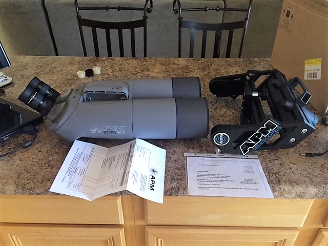 APM 100 45 ED APO Unboxing Binoculars Cloudy Nights