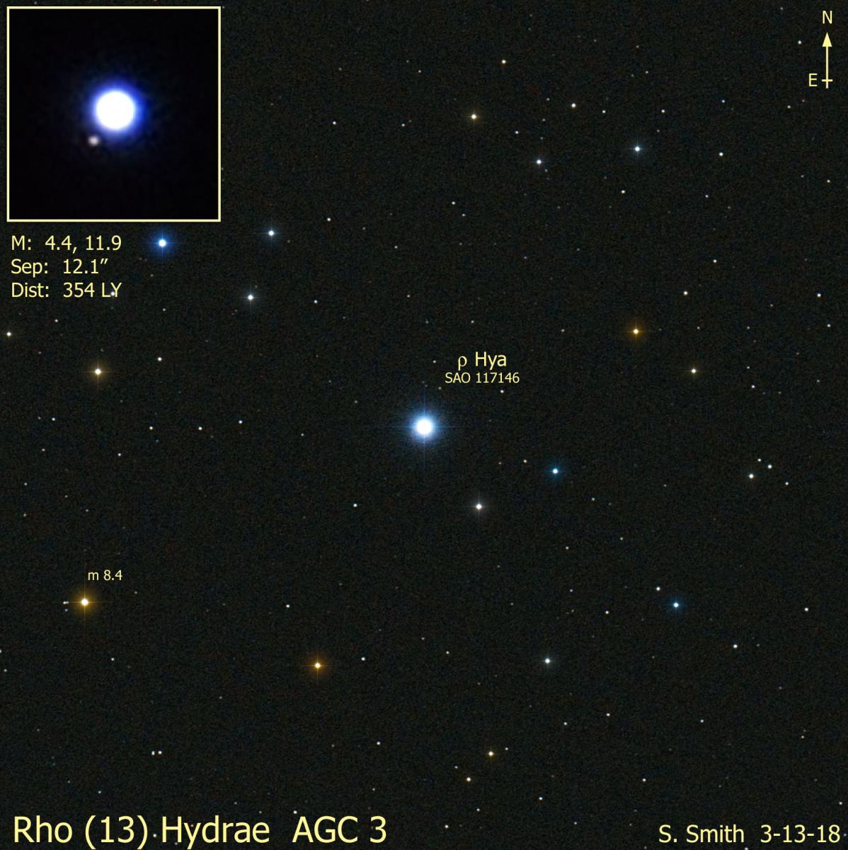 Rho Hydrae - Double Star Observing - Cloudy Nights