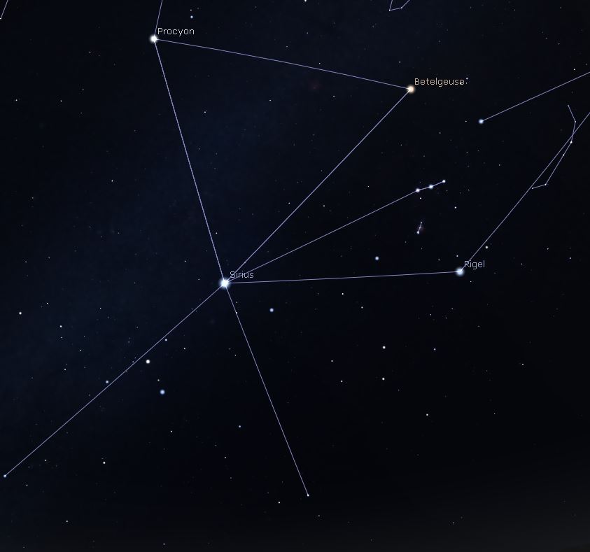 What are those white connecting lines in Stellarium? - Astronomy ...