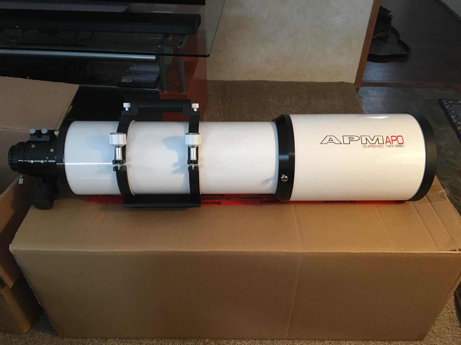 The new APM 140 has arrived Refractors Cloudy Nights