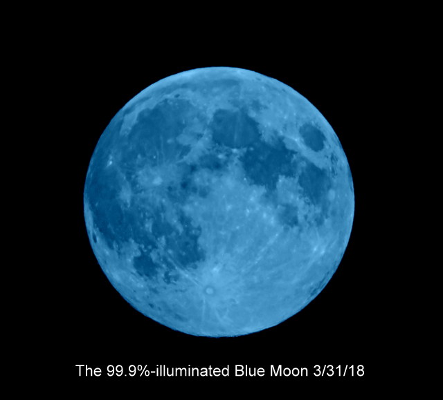 Saturday Morning's "Blue Moon" Lunar Observing and Imaging Cloudy