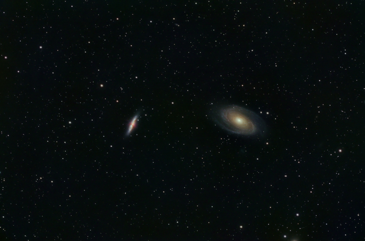 m82 galaxy star map