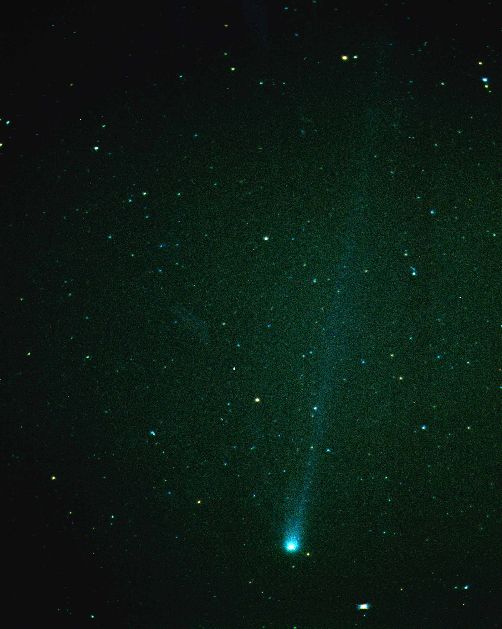 Comet Hyakutake 1996 Film Astrophotography Cloudy Nights