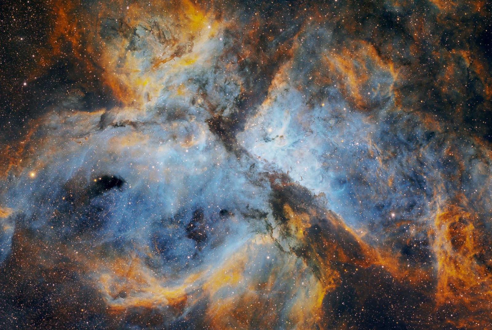 Carina Nebula in SHO - my first ever mono camera image ASI294mm ...