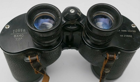 Tower binoculars store