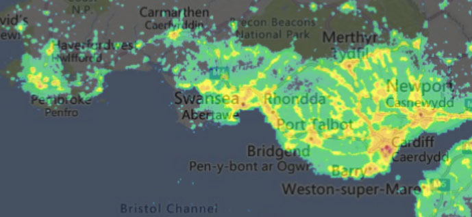 What light pollution data is Sky Guide app showing? - Light Pollution ...