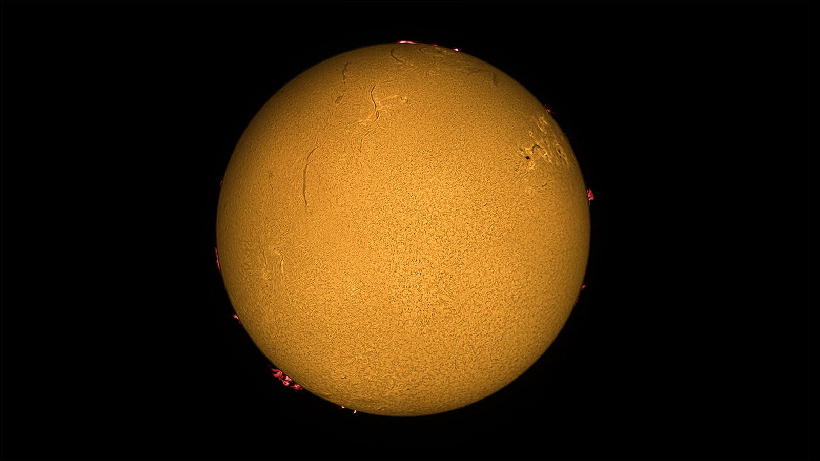 Full Disk Mosaic With Coronado Max Scope 40 - Solar Observing And ...