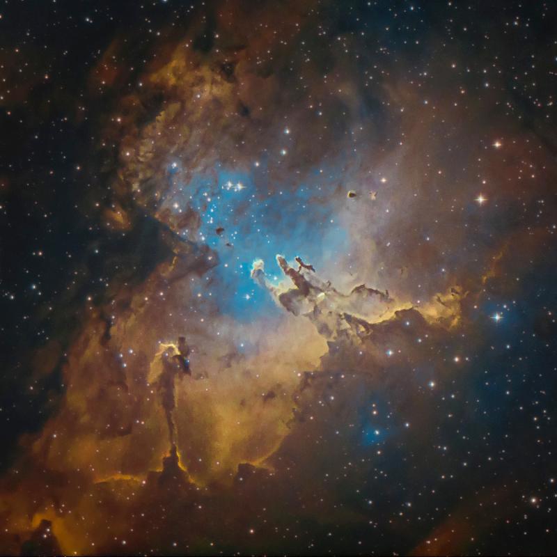 Eagle Nebula in HOO - Beginning Deep Sky Imaging - Cloudy Nights