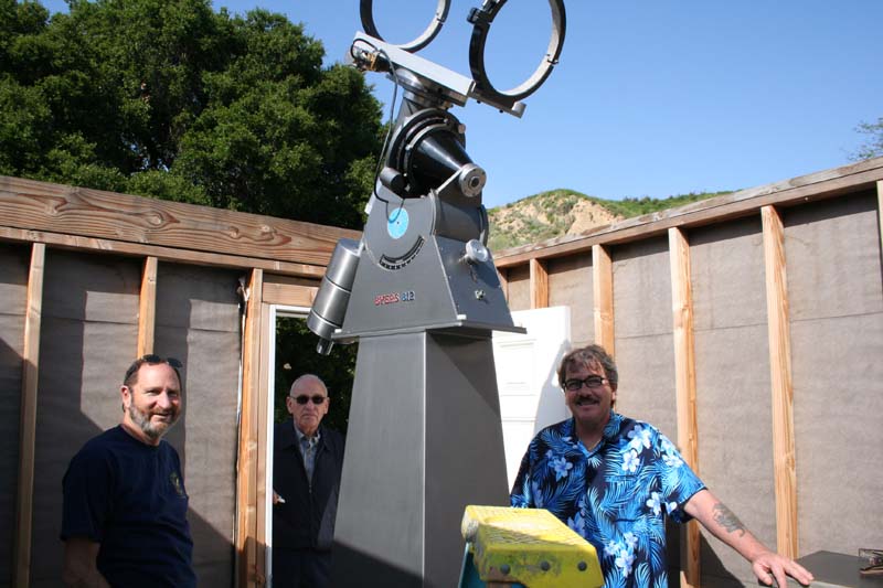 Tiny observatory, tiny garden, big Polarex - Classic Telescopes ...