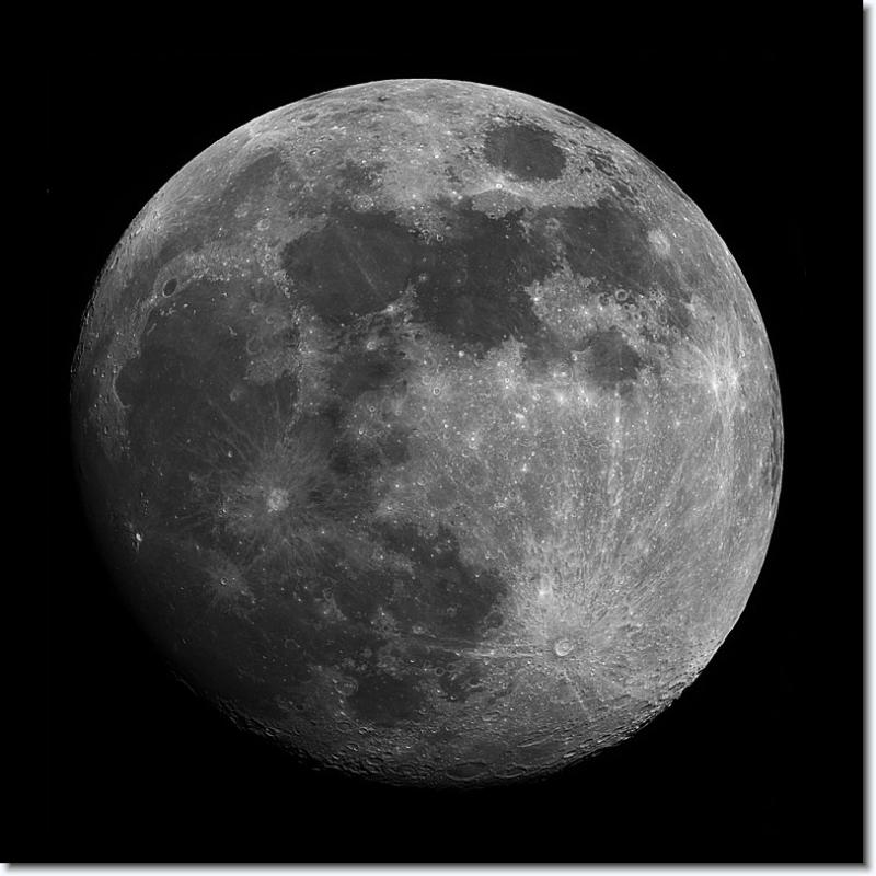 Tuesday, April 19th, 2016 - 12.7 Day Old Moon (95.3% Illuminated ...