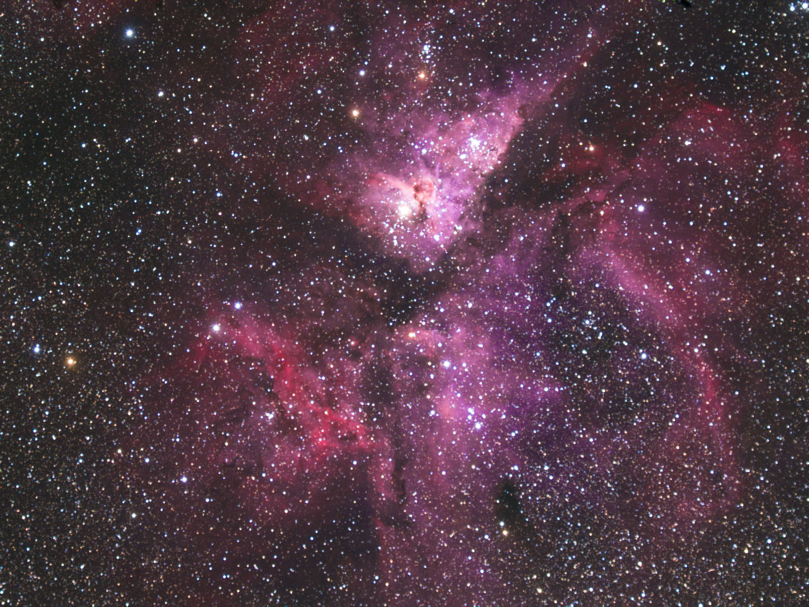 Eta Carinae Nebula - NGC3372 - remote imaging. - Beginning Deep Sky ...