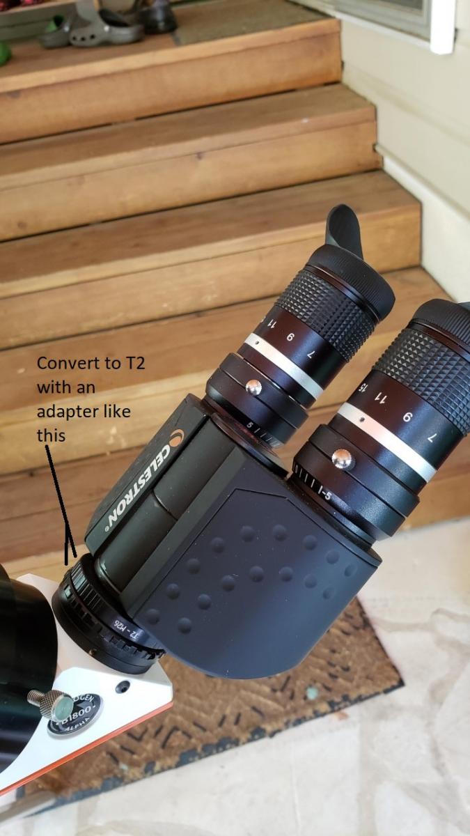 Celestron binoviewer sales