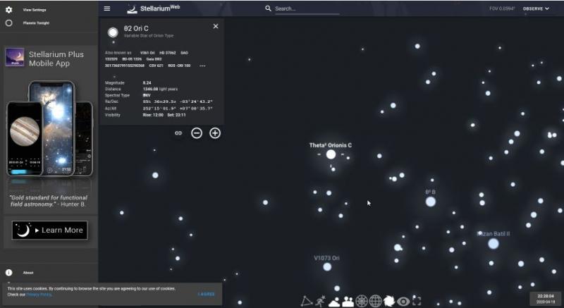 stellarium astronomy software