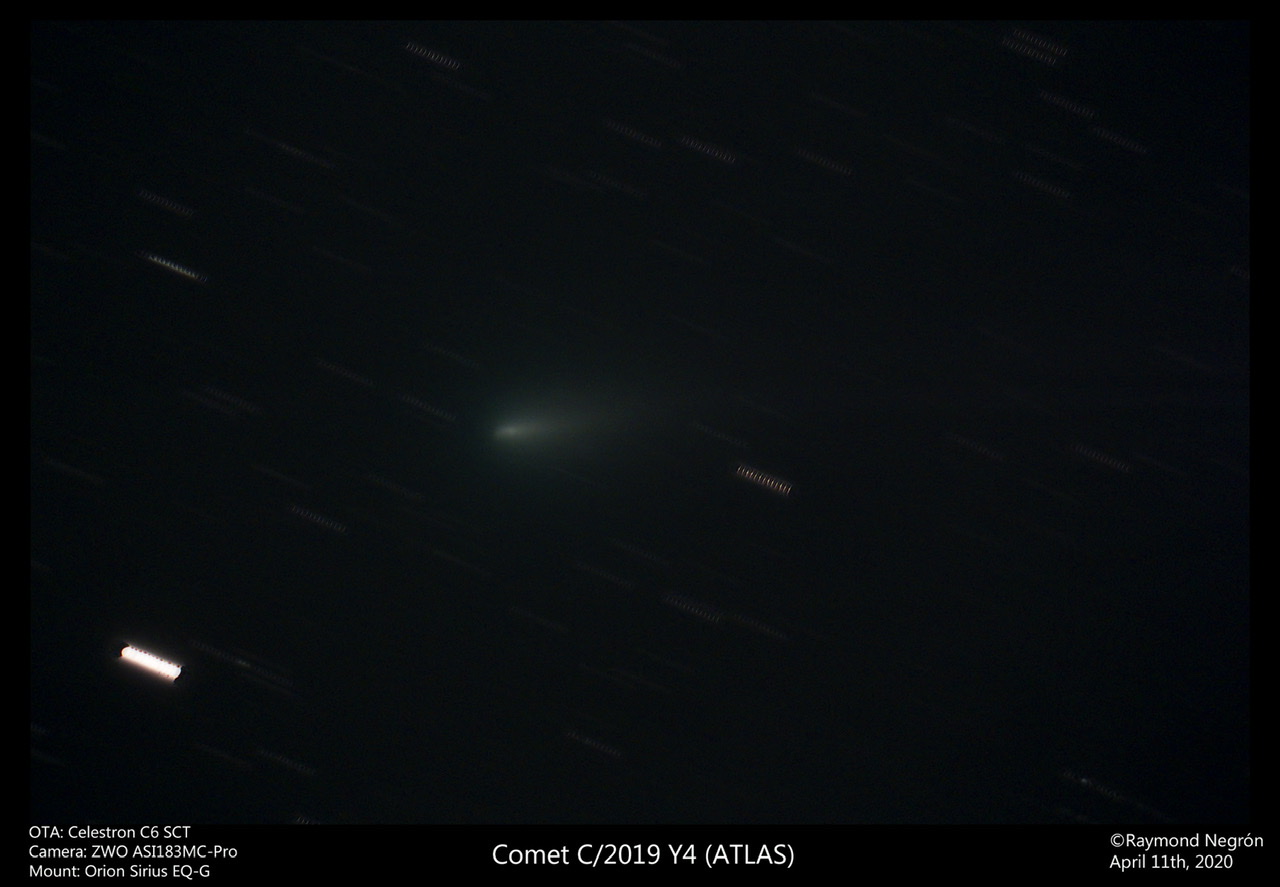 Comet C/2019 Y4 Celestron C6 SCT - Major & Minor Planetary Imaging ...