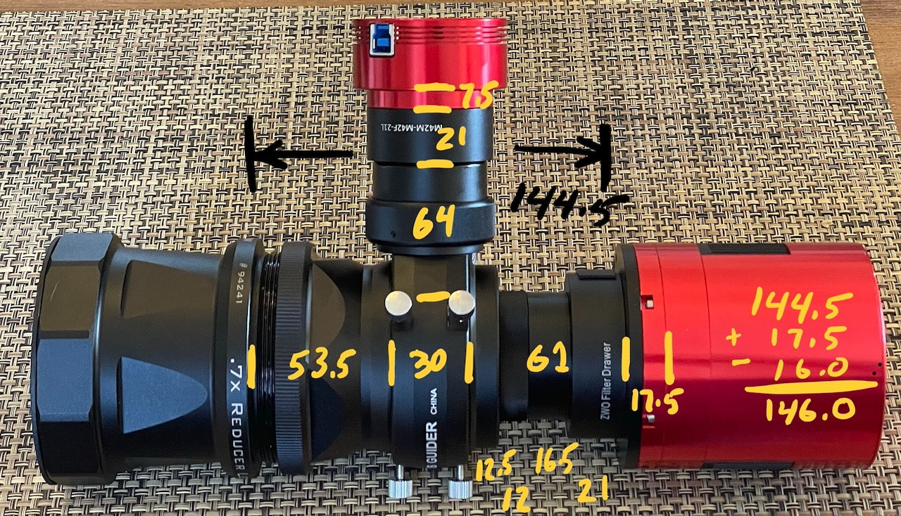 Celestron oag store with focal reducer