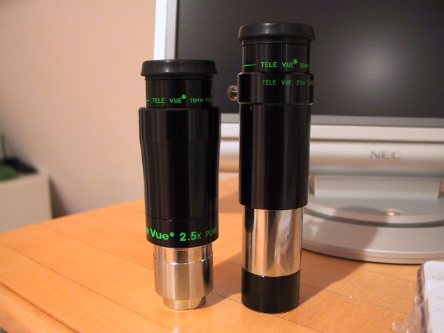 Televue Powermate 2.5X: two different models? - Eyepieces - Cloudy