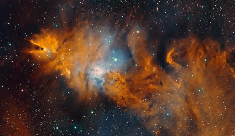 NGC2264 - Cone and Fox Fur nebulae - reprocessed - Experienced Deep Sky ...