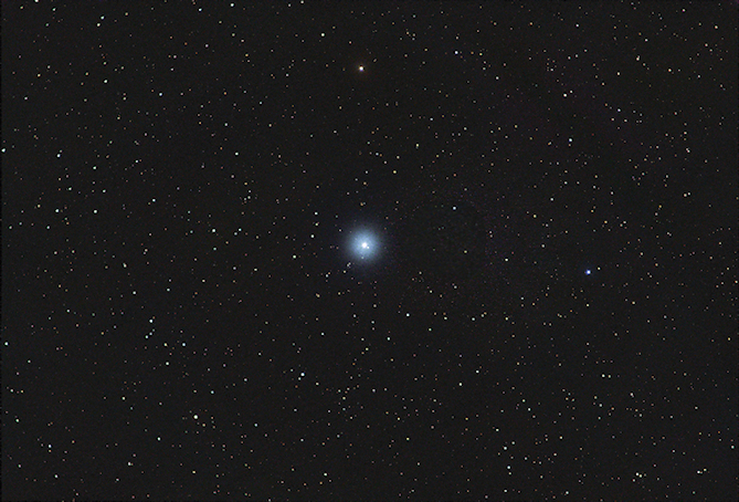 Test image - Regulus with 135mm lens and Orion G10 camera - Beginning ...