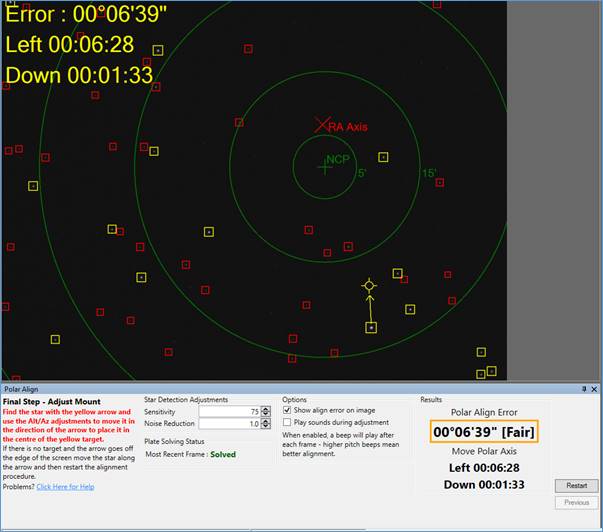 Celestron starsense polar hot sale alignment