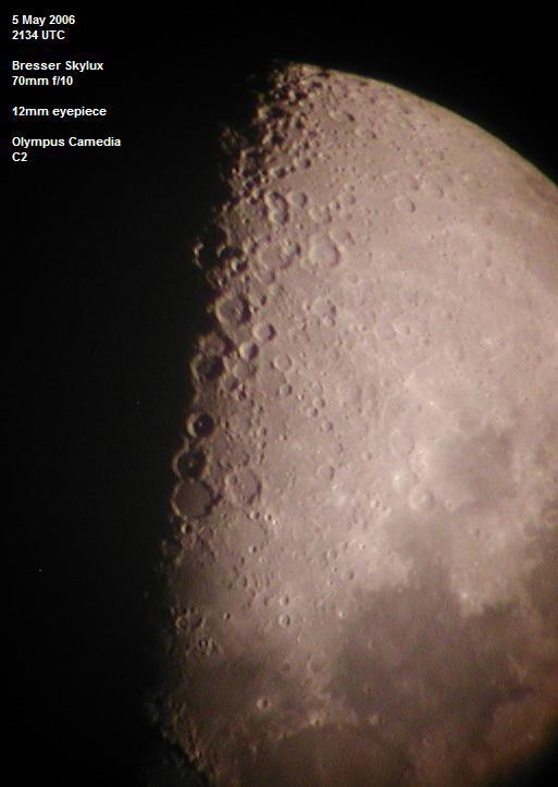 Moon 5 May 2006 - Lunar Observing and Imaging - Cloudy Nights