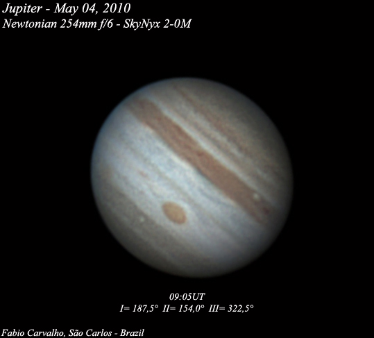 Jupiter and HR Moon images from Brazil - Major & Minor Planetary ...