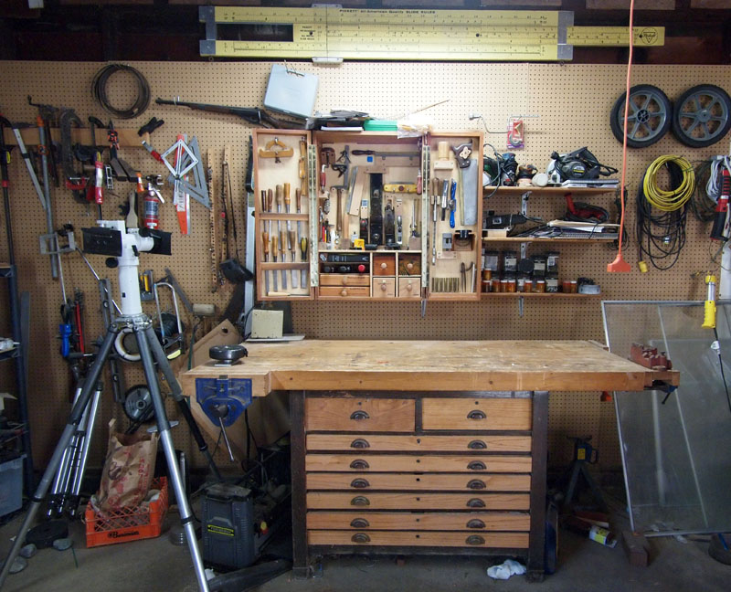 Post a pic of your workbench! - ATM, Optics and DIY Forum - Cloudy Nights