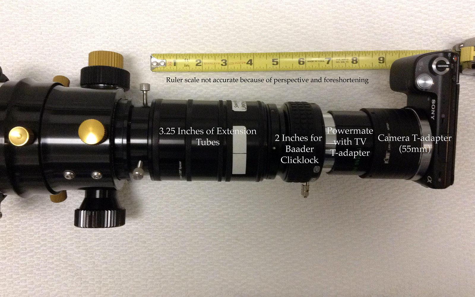 DSLR and TeleVue Powermate backfocus - DSLR, Mirrorless & General