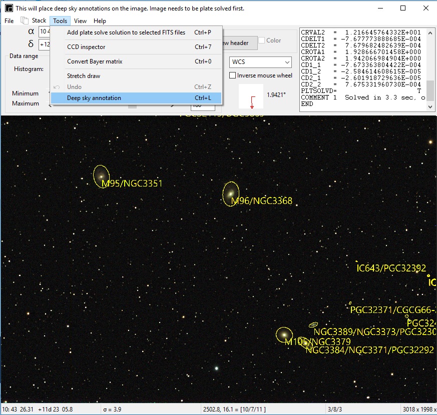 New plate solver program Vendor and Group Announcements Cloudy