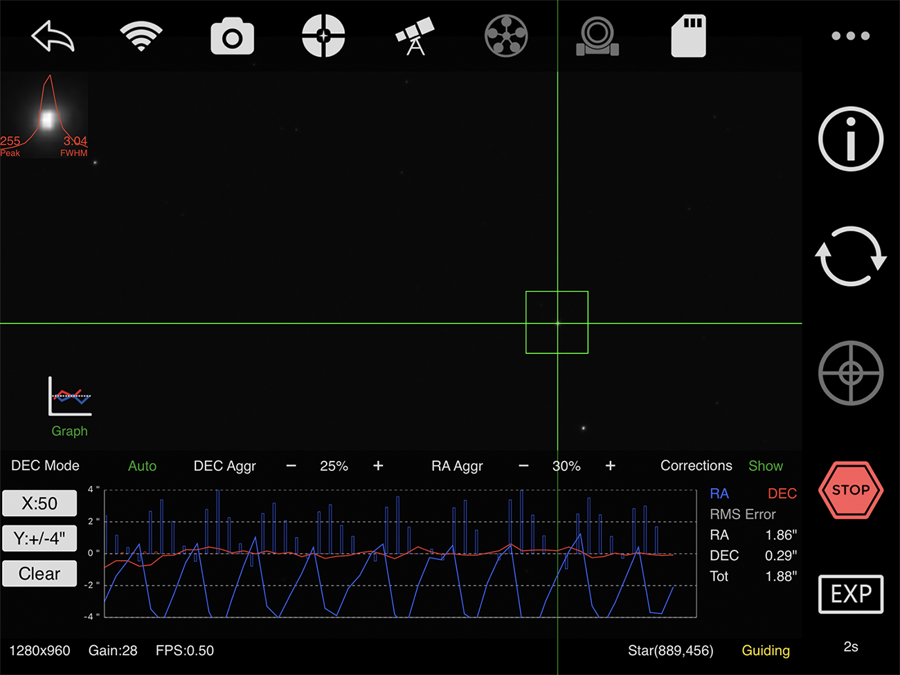 asiair pro autoguiding