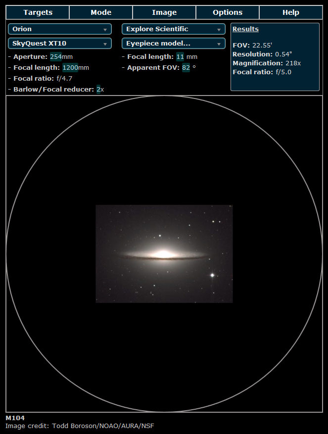 Best eyepieces for hot sale 10 inch dobsonian