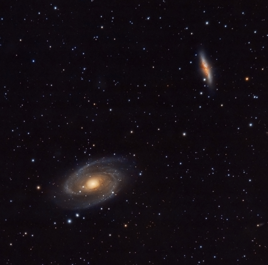 Bode's Galaxy - First time - Beginning Deep Sky Imaging - Cloudy Nights