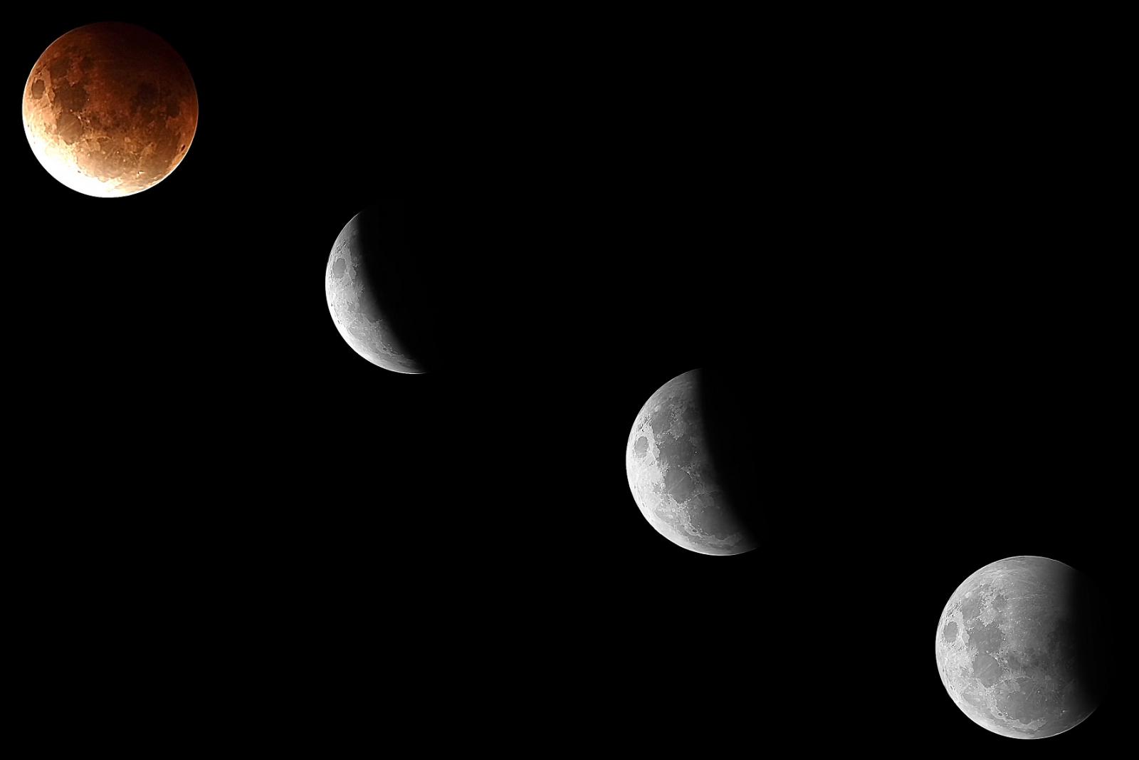 My attempts of imaging the eclipse (melbourne Aus) Lunar Observing