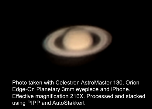 Celestron astromaster 130eq sales saturn