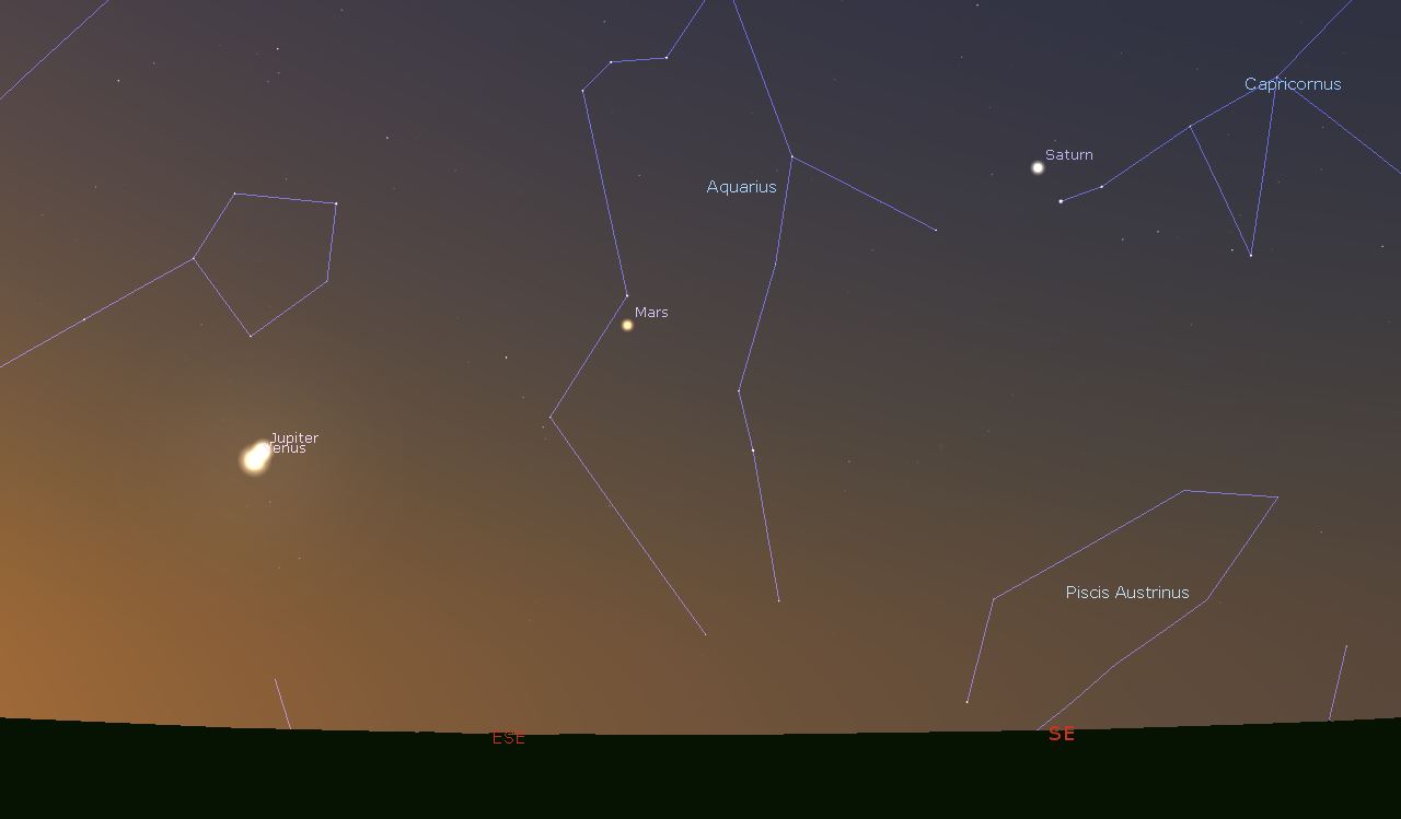 Venus and Jupiter on Sunday Morning - Solar System Observing - Cloudy ...