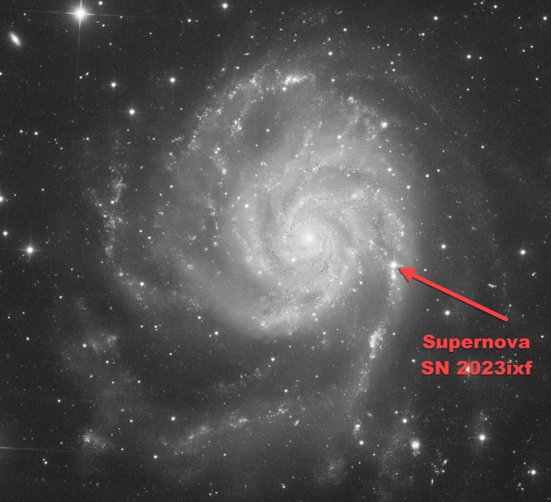M101 with supernova (SN 2023ixf) Experienced Deep Sky Imaging