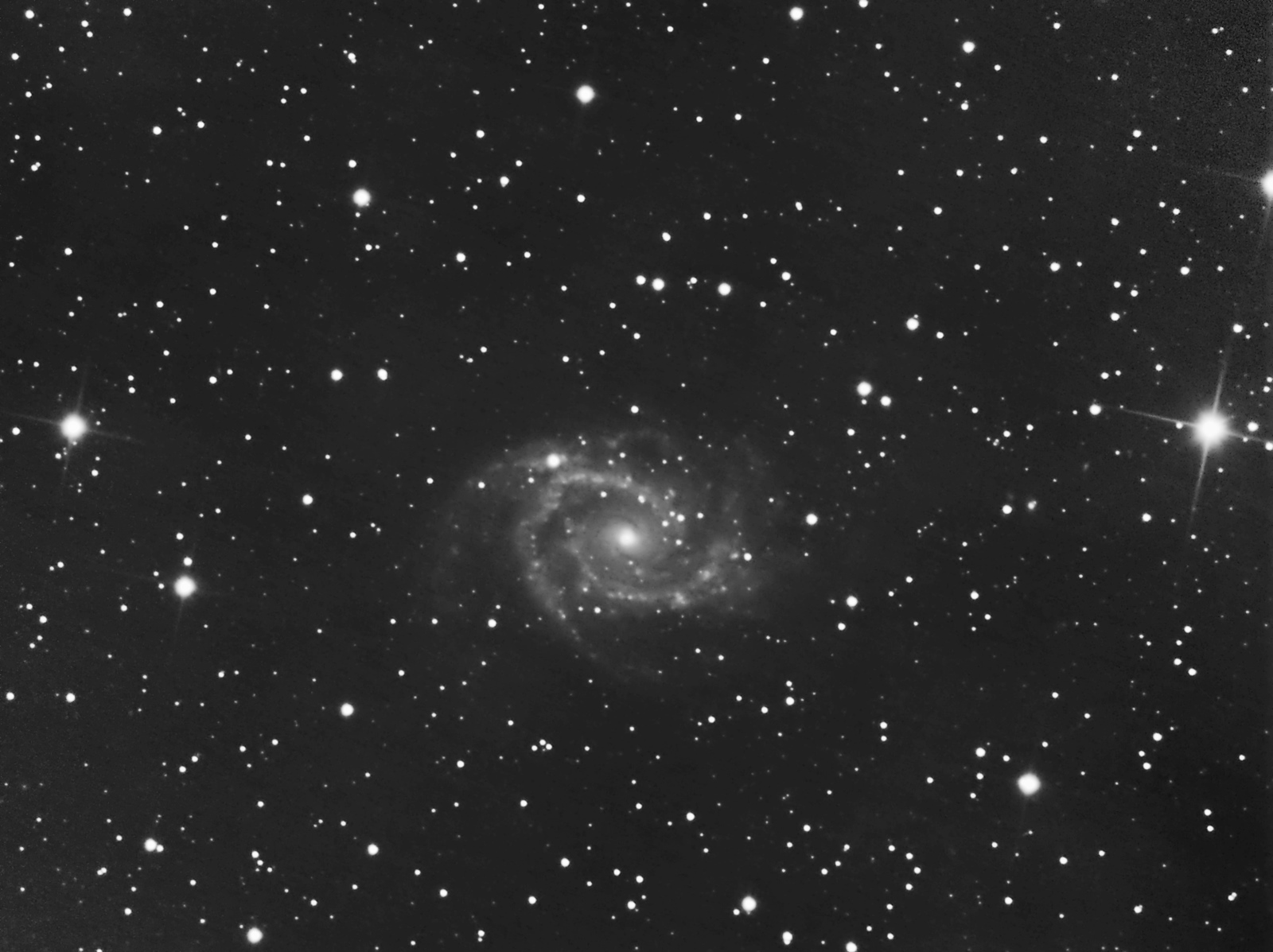 NGC 2997 - galaxy - monochrome - Beginning Deep Sky Imaging - Cloudy Nights