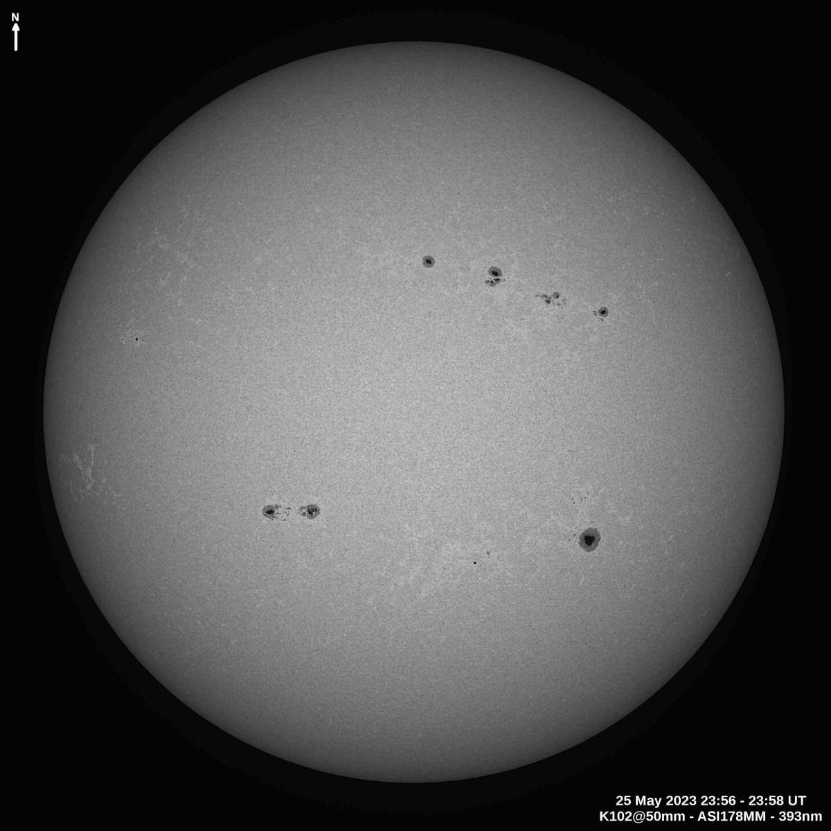 Sun Images From Melbourne Australia 26 May 2023 - Solar Observing And 