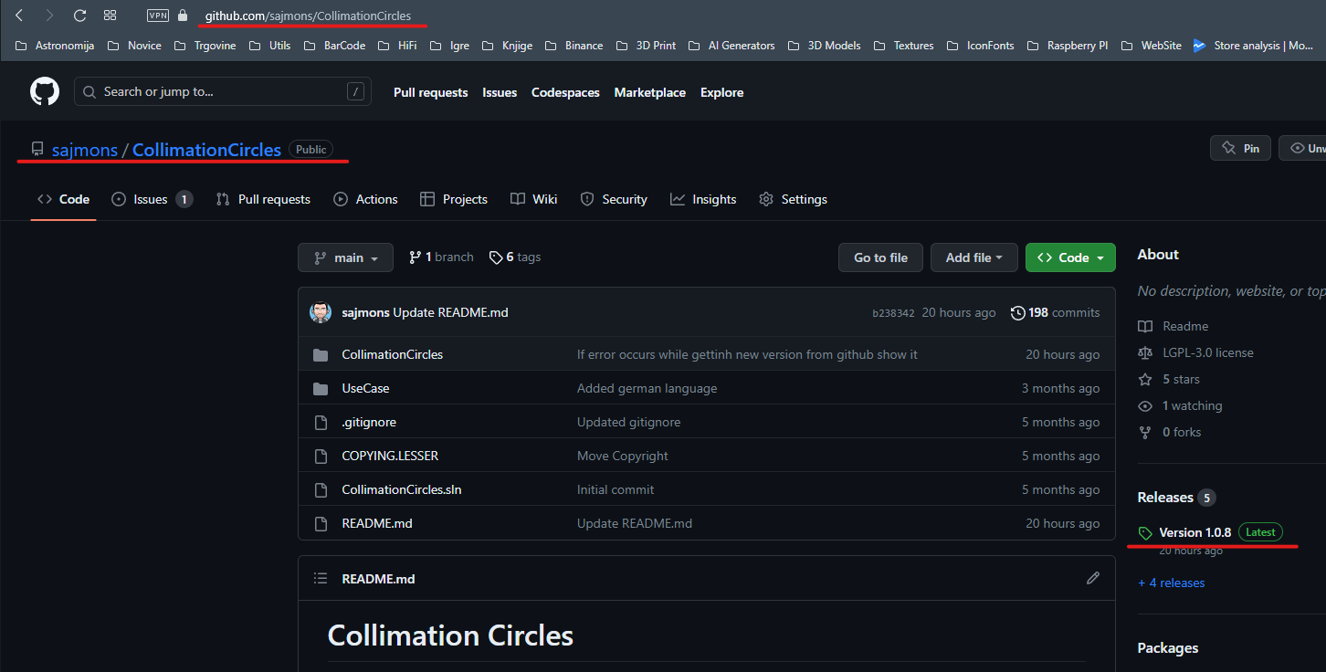 Collimation Circles, app for easy telescope collimation - Page 2 ...